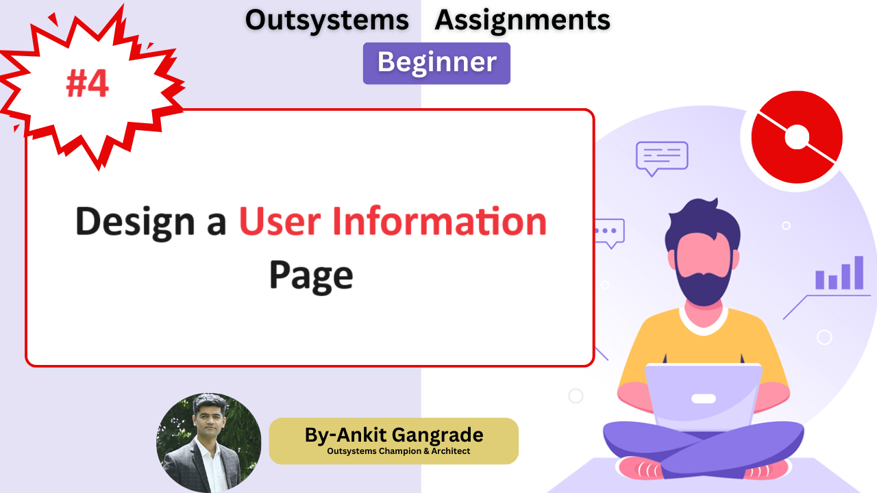 Design a user information page.